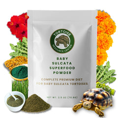 Tortoise Resource Center face du sachet montrant l'emballage et avantages nutritionnels