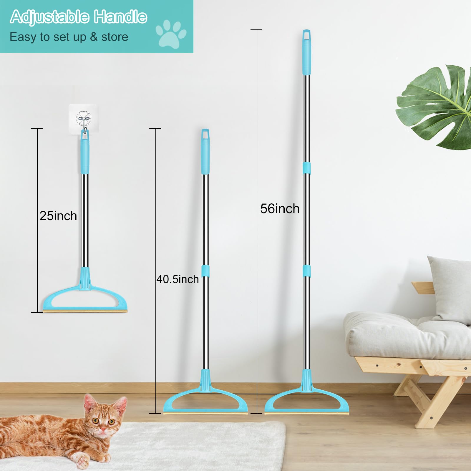 TOSMAL comparaison de taille montrant longueur 56" et portée