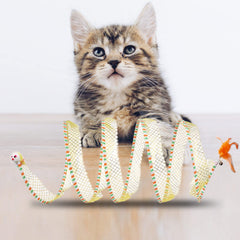 TOYMIS chat jouant dans le tunnel pour encourager l'exercice et la chasse