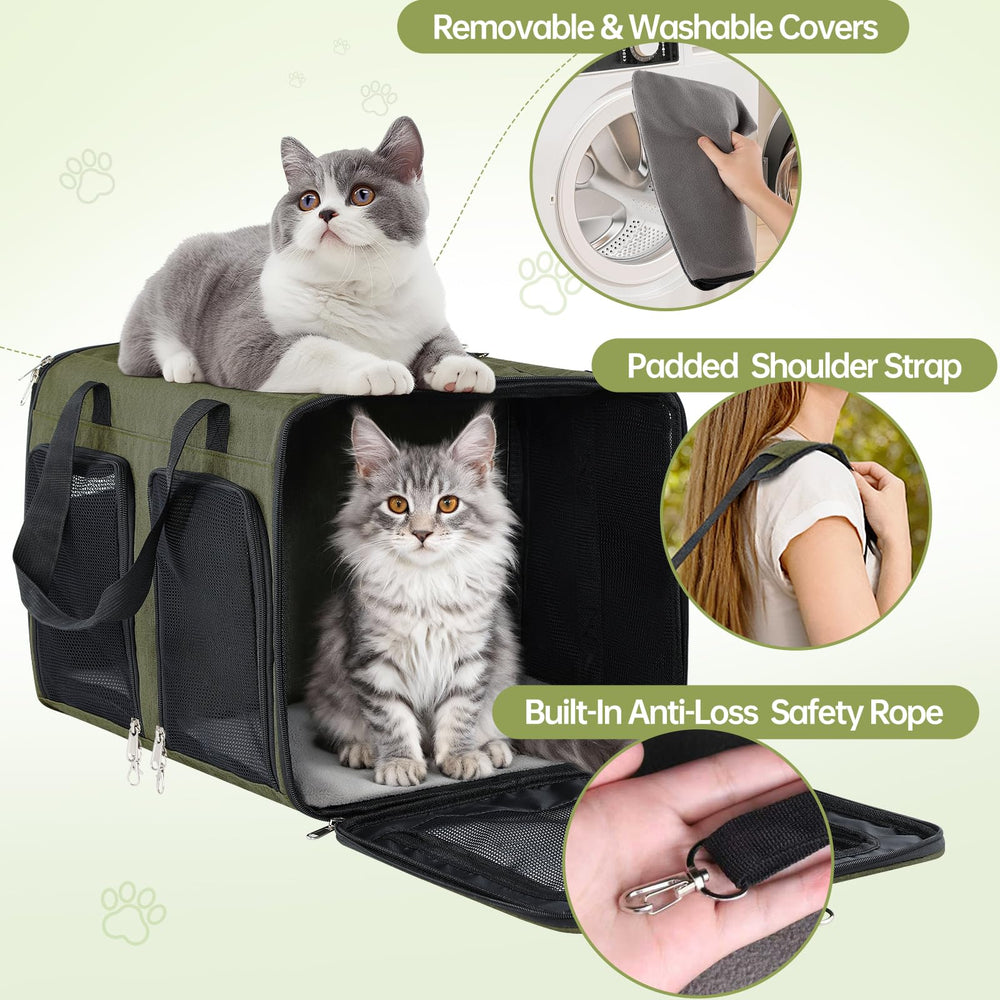 TOYSBOOM fixation en voiture stabilisant le porte‑chat pour trajets sûrs