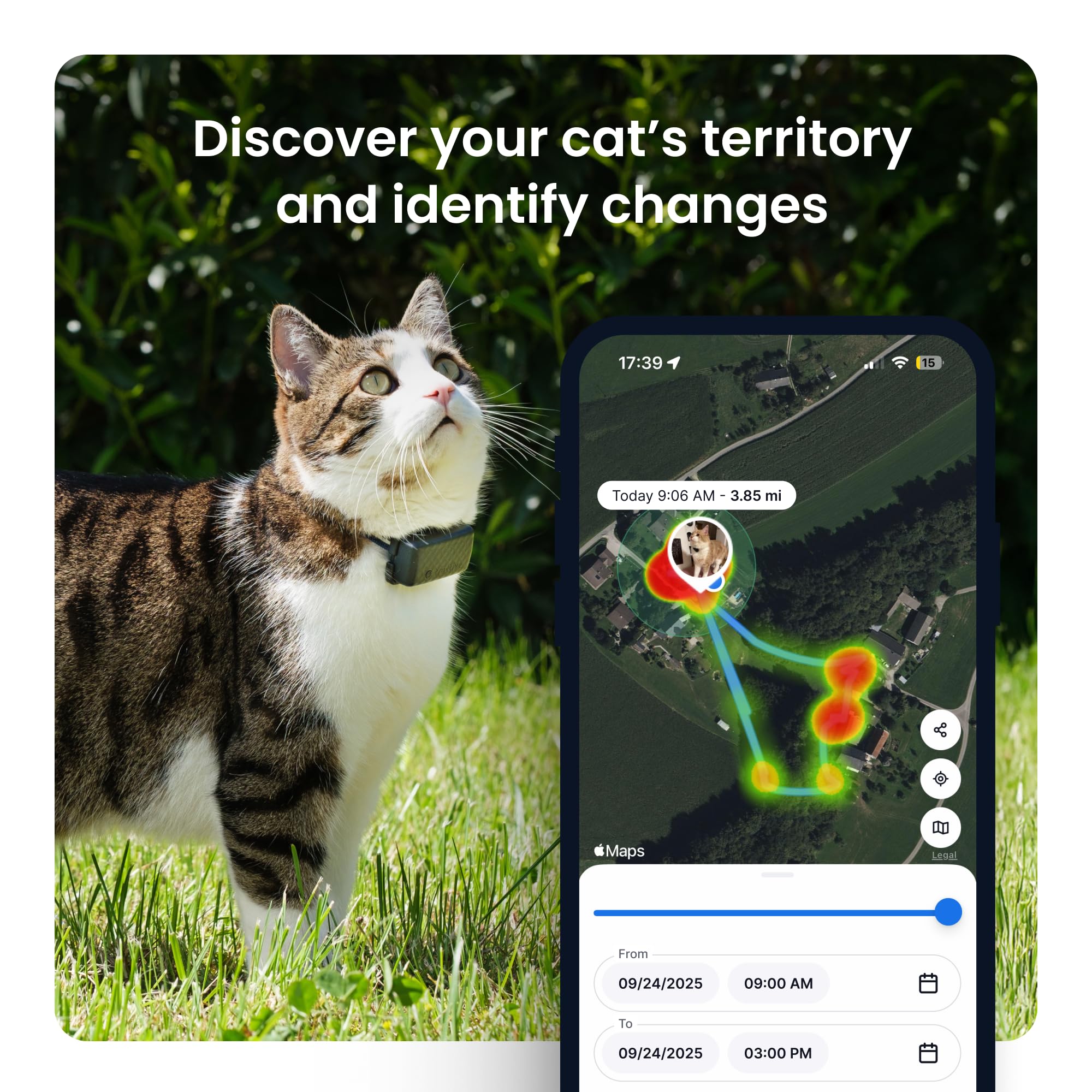Tractive posé à côté d’un objet pour comparaison de taille pratique