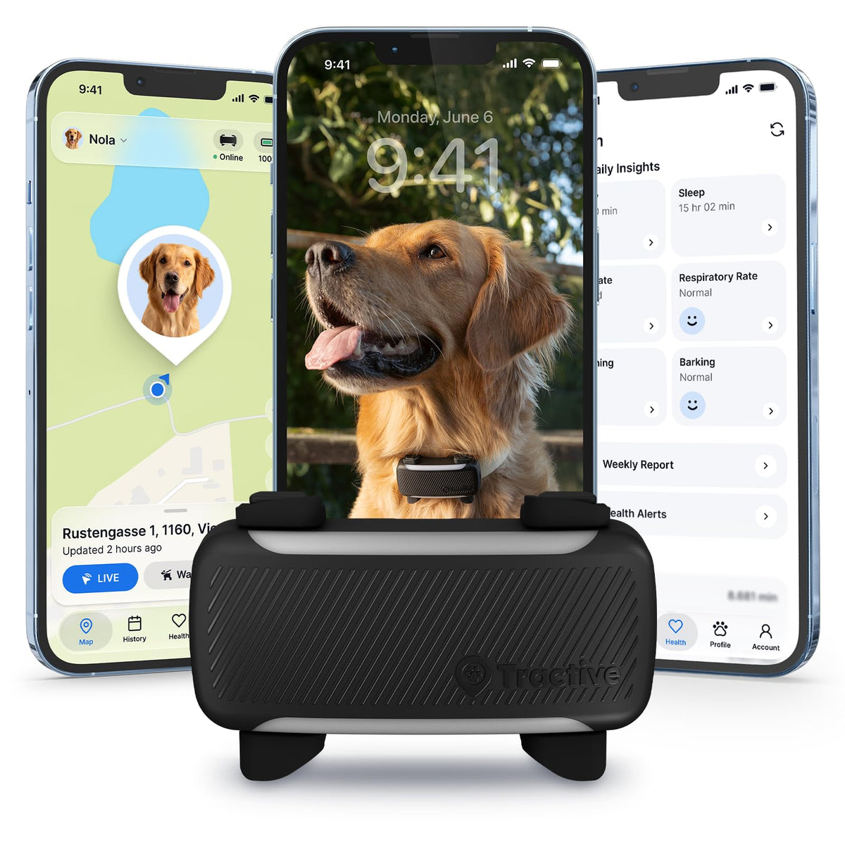 Tractive XL face avant montrant design robuste et repérage précis