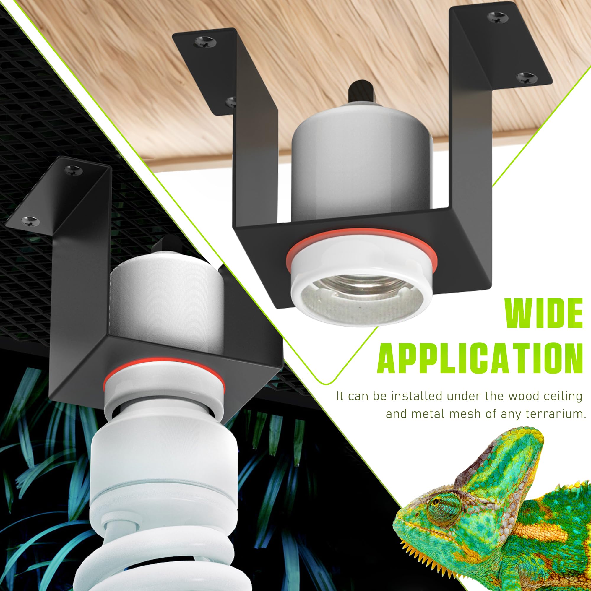 Fixation Trakem sous plafond en bois montrant installation simple et solide