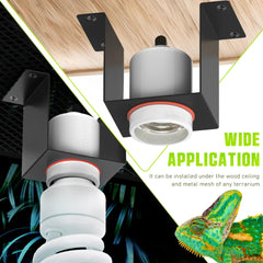 Fixation Trakem sous plafond en bois montrant installation simple et solide