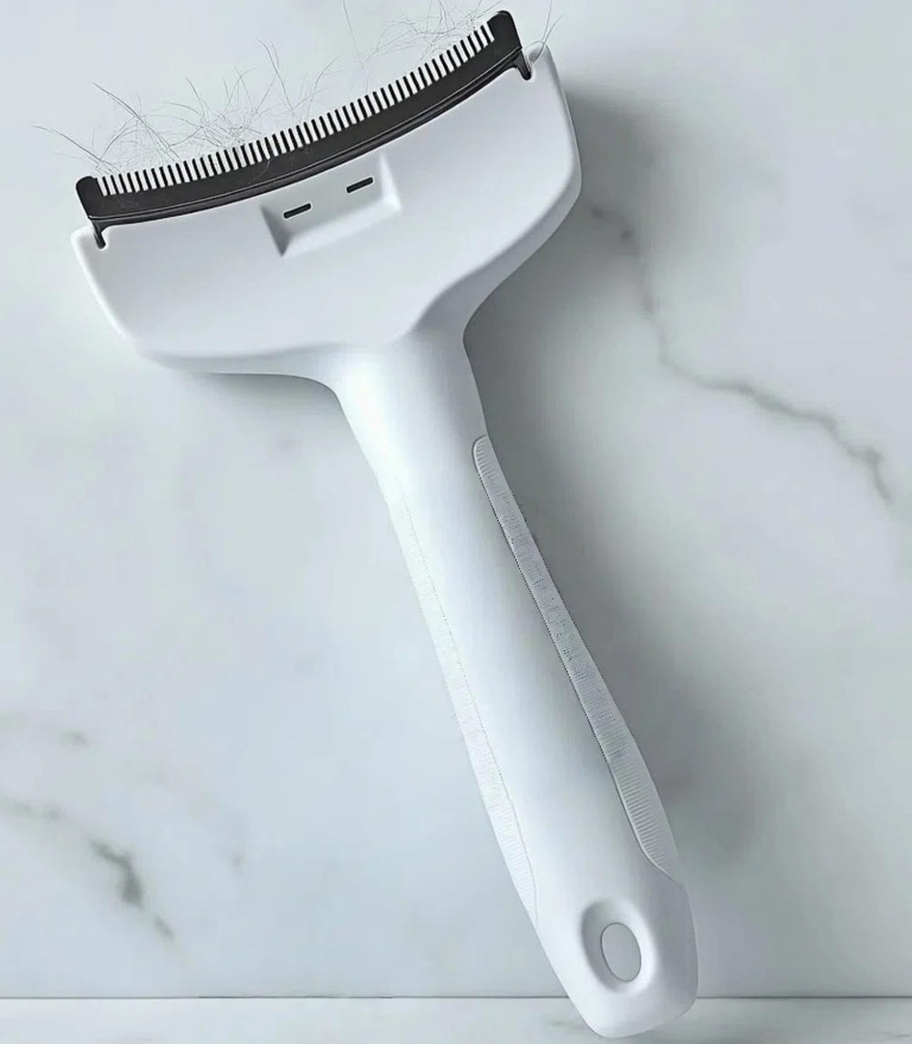 Treayes brosse blanche vue de face pour un brossage précis