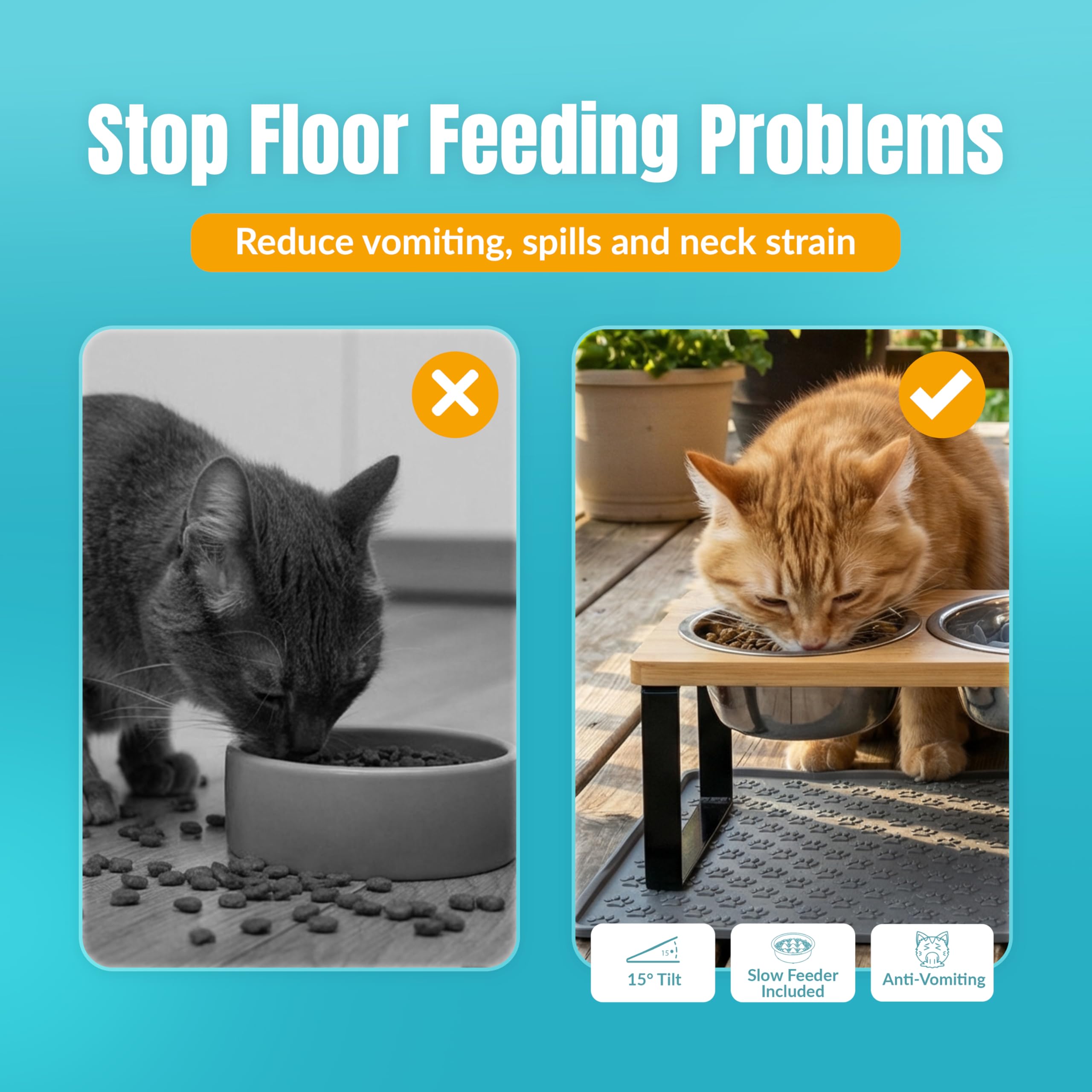TRECKPET insert slow-feeder en silicone pour manger plus lentement