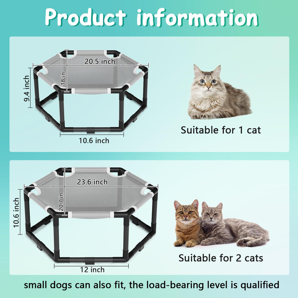 Tresbro hamac chat gros plan du tissu maillé respirant et doux