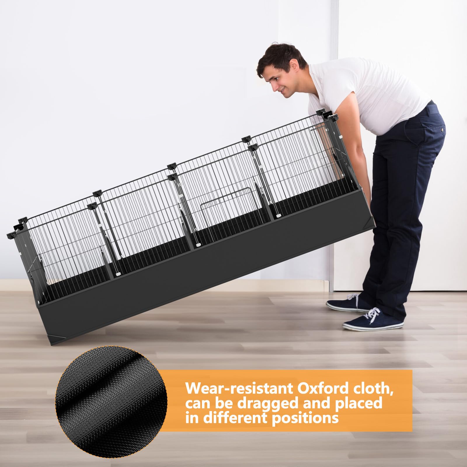 Tresbro tapis à côté d'une règle pour comparer la taille 48x24 pouces