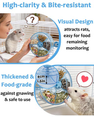 TriGia Paws fixé à une cage démontrant stabilité et gain d'espace