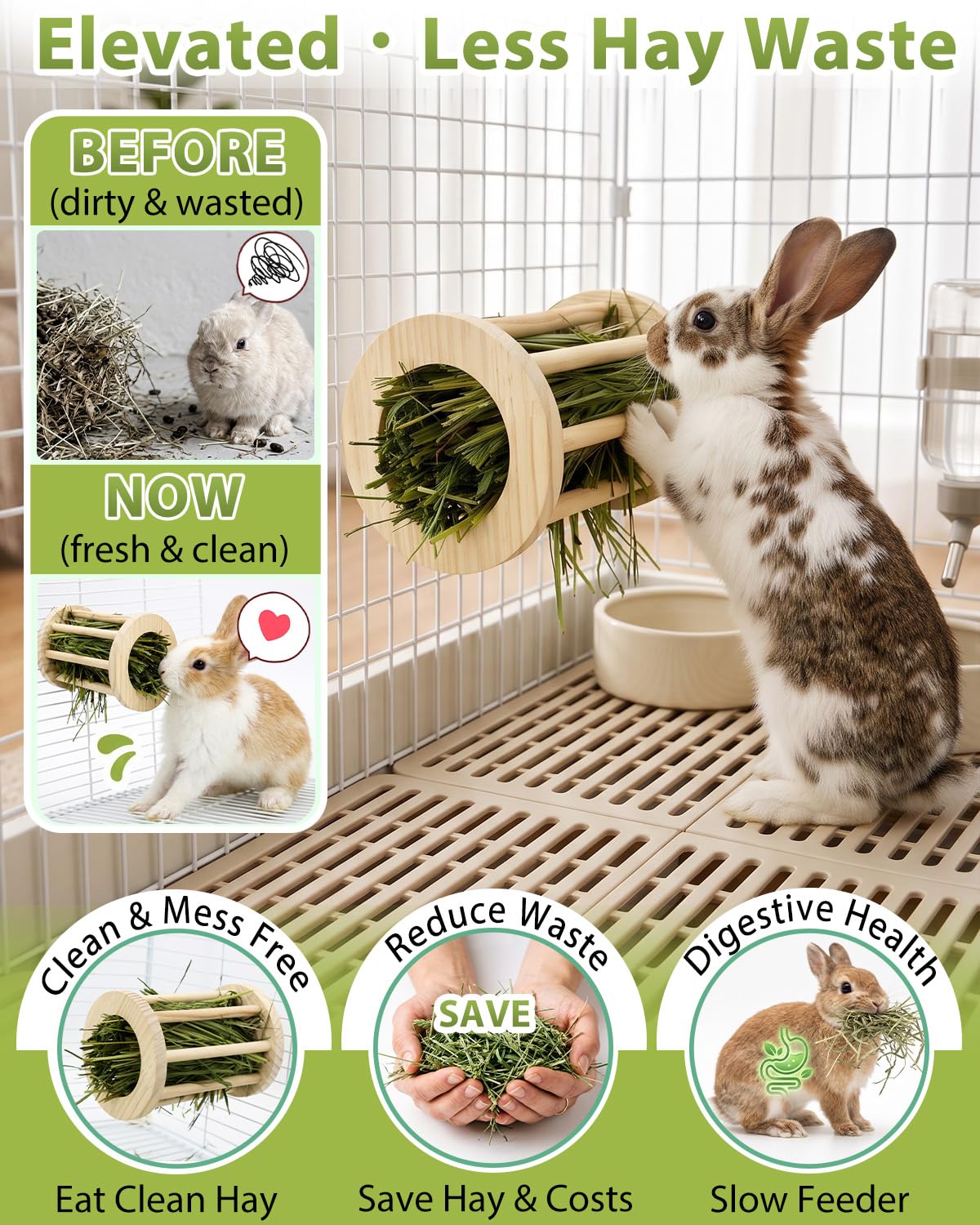 TriGia Paws en usage avec lapin stimulant activité et alimentation