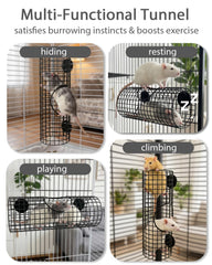 TriGia Paws détail métallique soulignant le cadre anti-effondrement durable