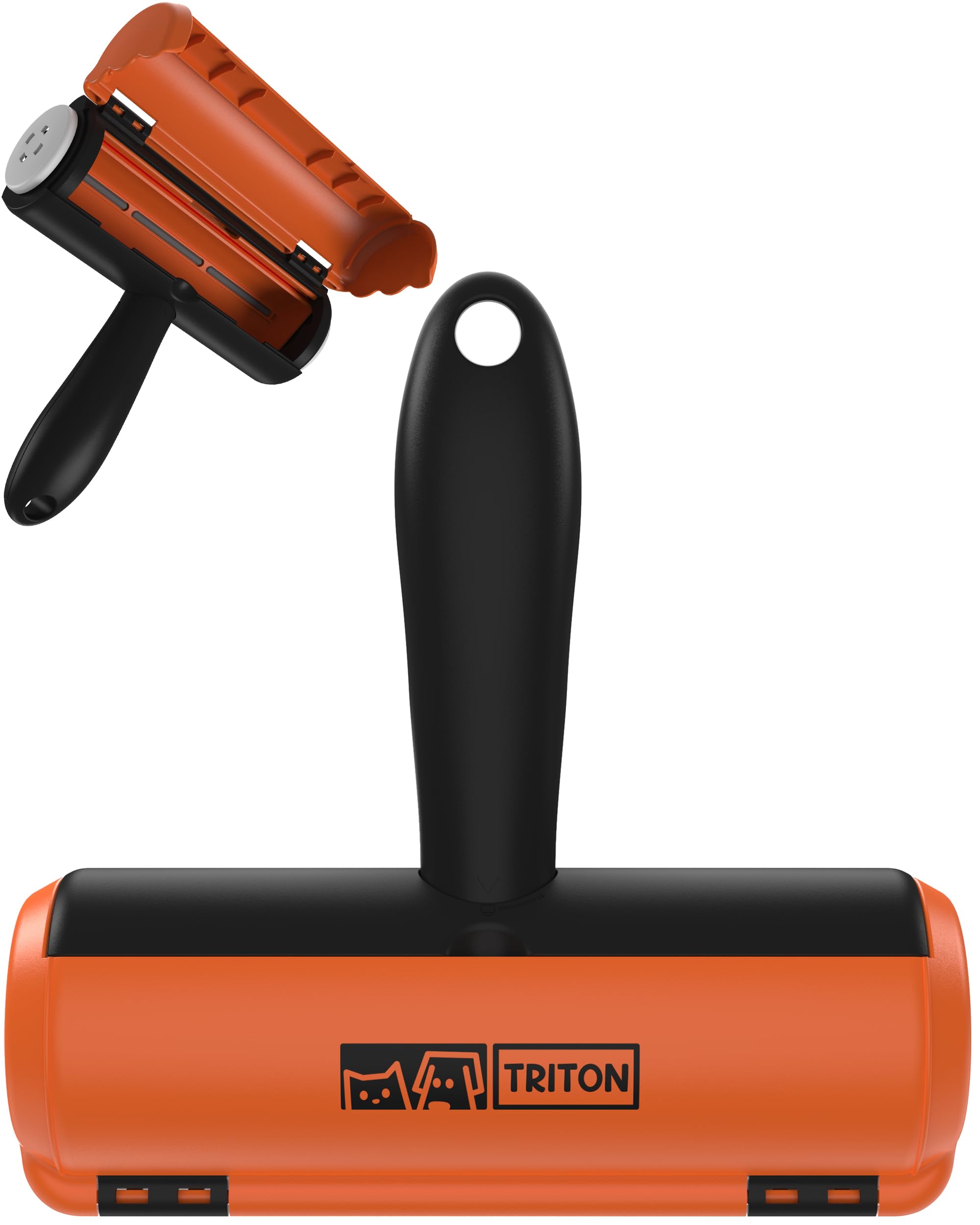 Triton vue avant de l'outil orange montrant la tête et le manche, gain de temps