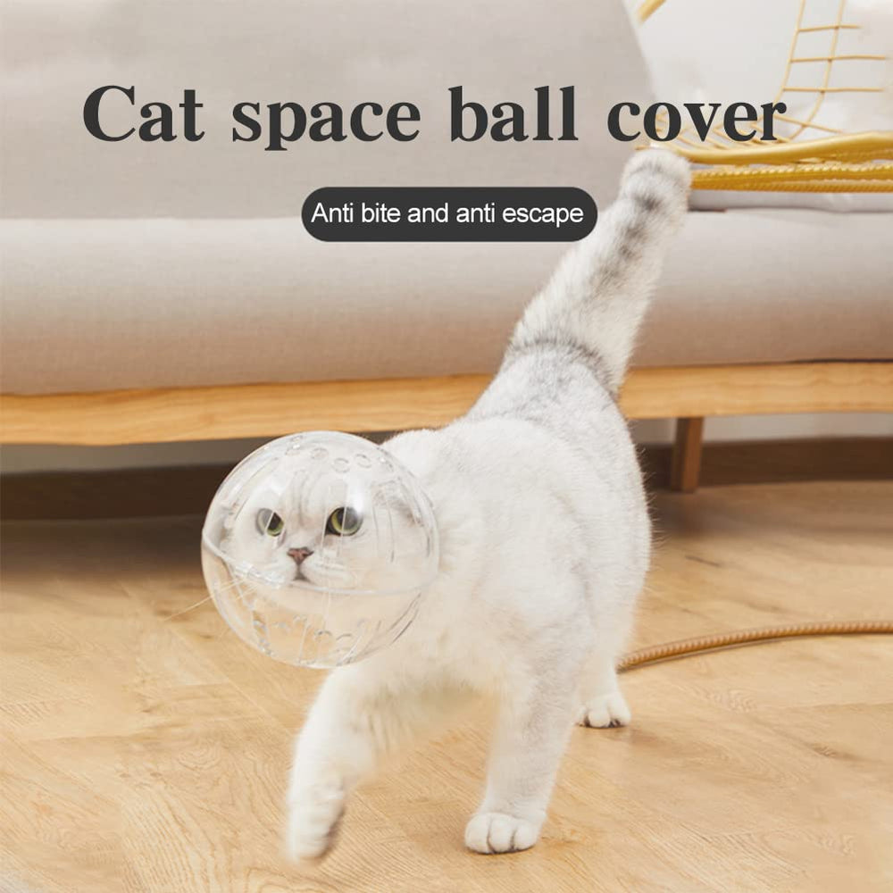 Trivolein casque chat look astronaute photo amusante et protectrice