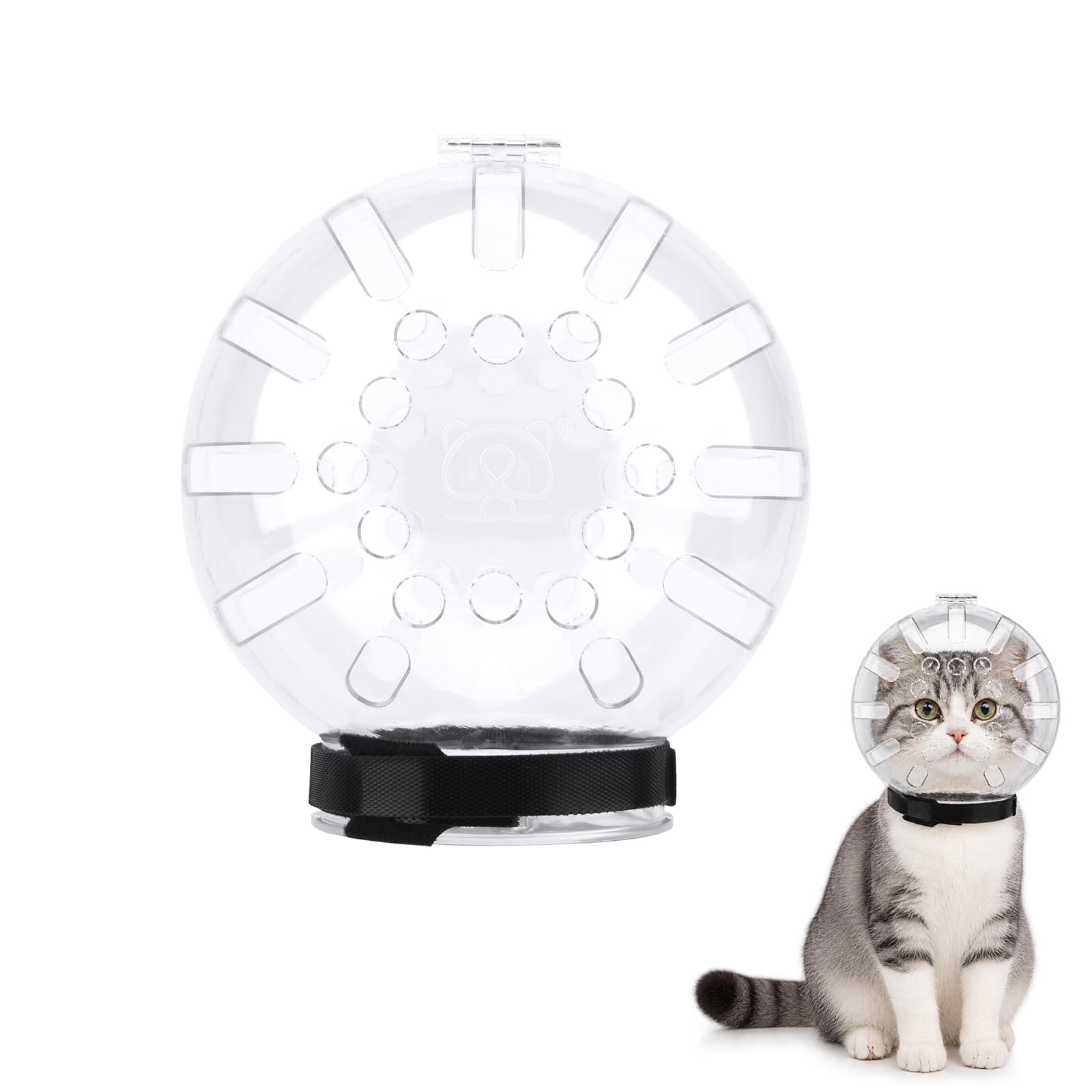 Trivolein casque chat face avant visibilité réduisant stress