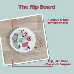 TRIXIE chat jouant au Flip Board encourageant activité et chasse