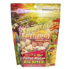 Tropical Carnival emballage avant montrant la taille pratique et l'attrait visuel