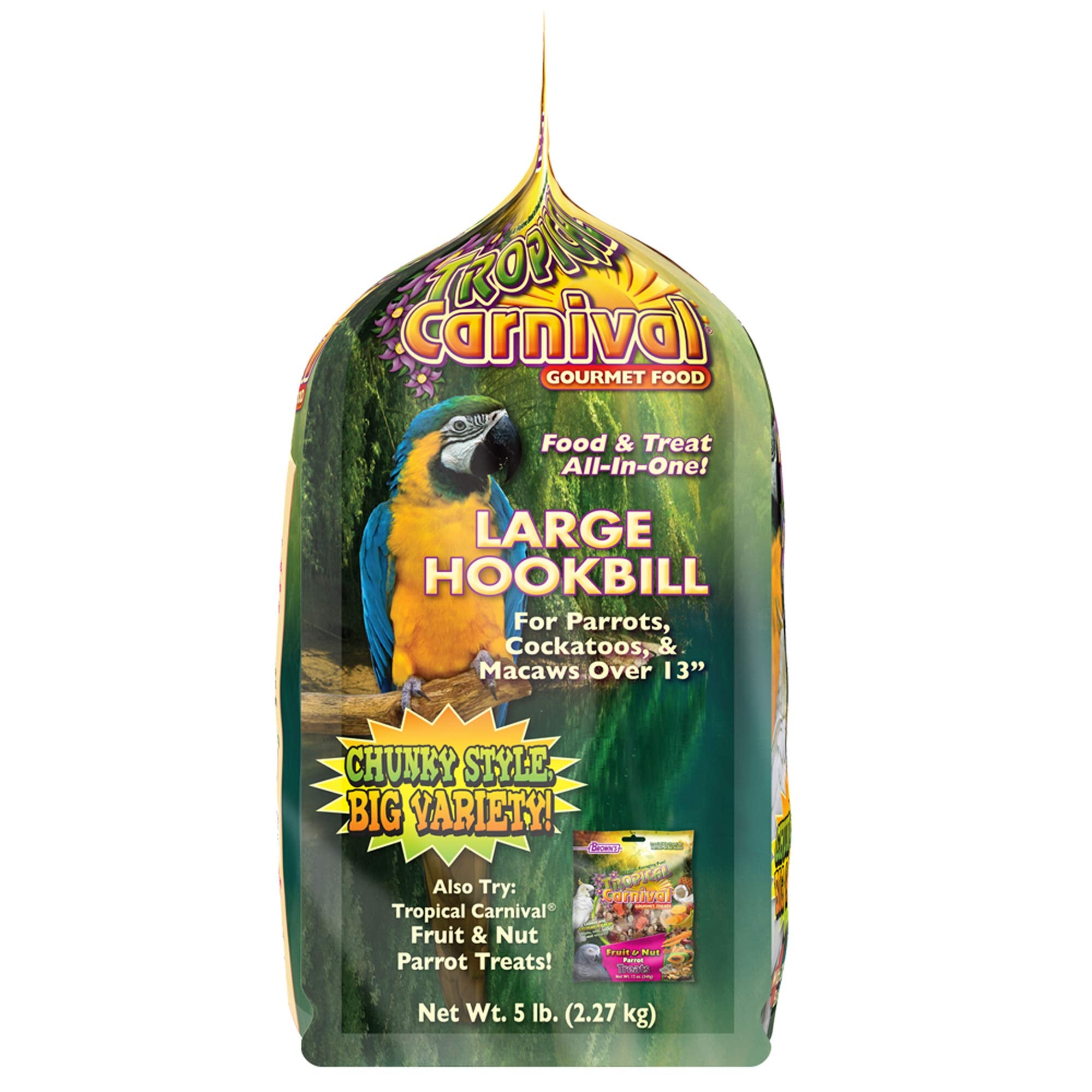 Tropical Carnival comparaison taille portion 5 lb utile pour approvisionnement