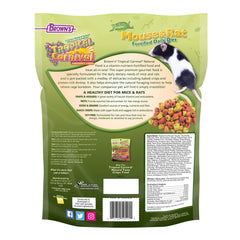 Tropical Carnival F.M. Brown's aliment en gamelle avec souris appréciant la recette protéinée