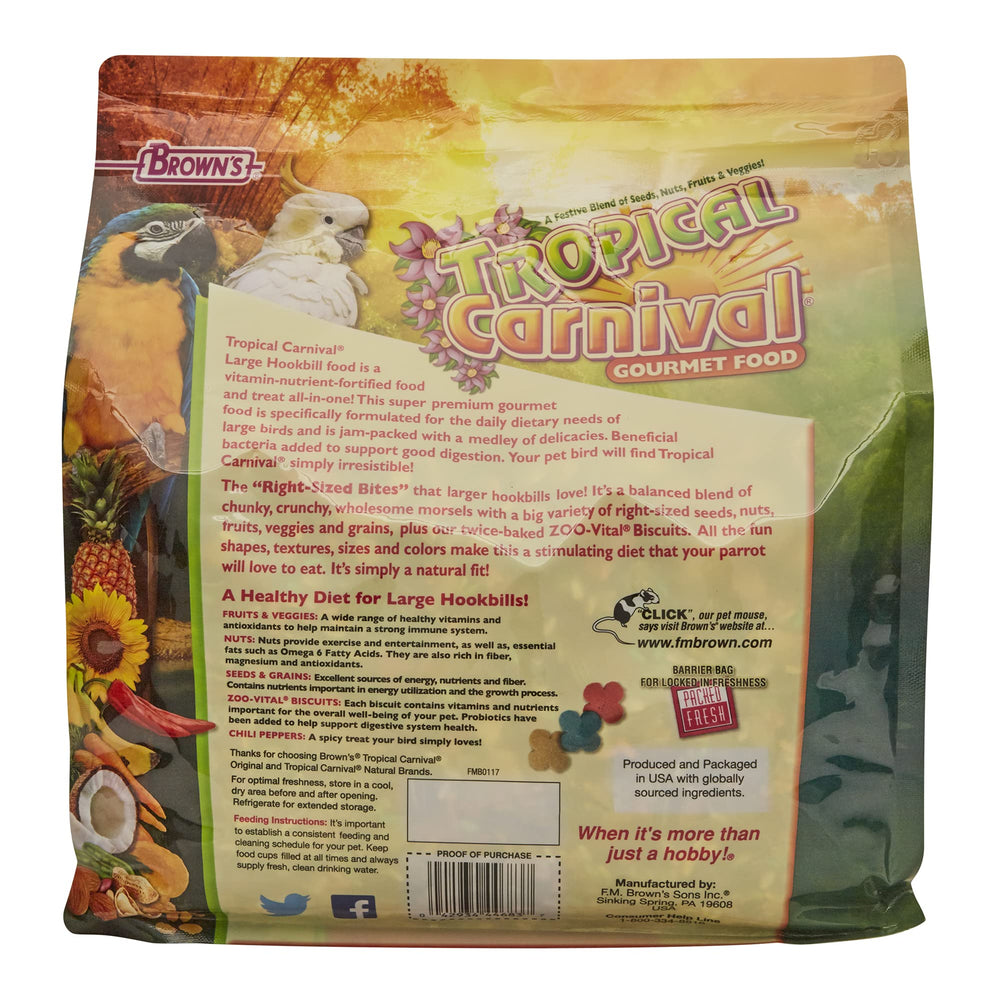 Tropical Carnival gros plan texture grains et fruits bénéfique digestion