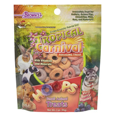 Tropical Carnival emballage face montrant informations et avantage nutritif