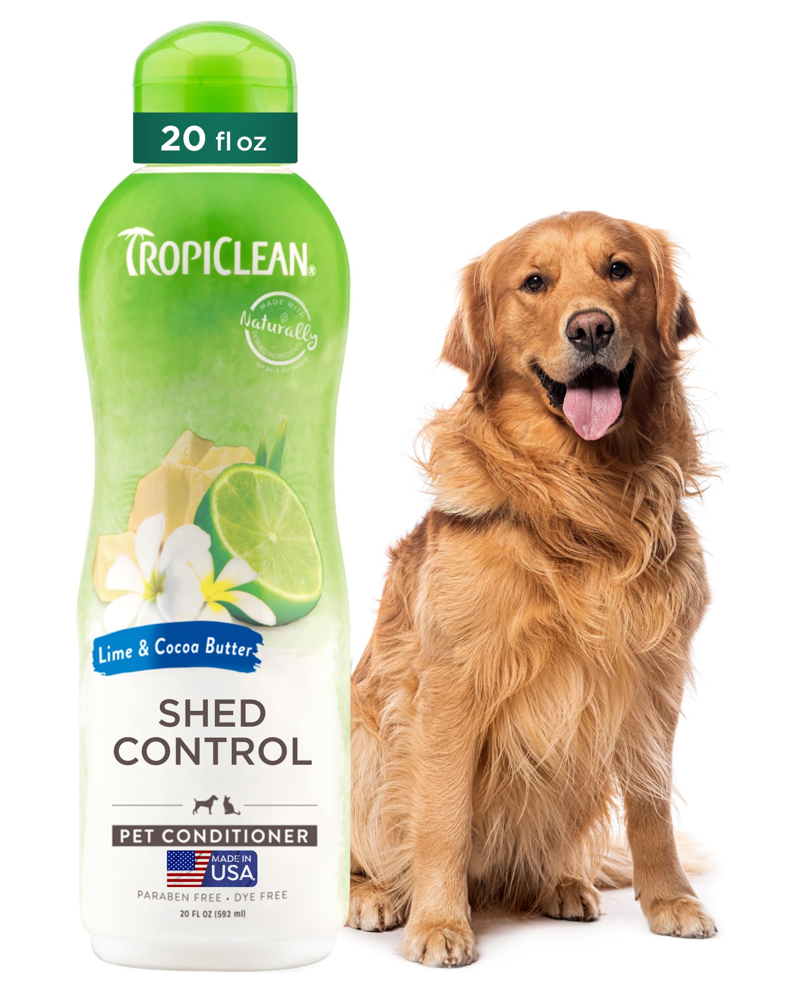TropiClean bouteille face montrant l’emballage et l’utilisation facile