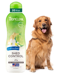 TropiClean bouteille face montrant l’emballage et l’utilisation facile