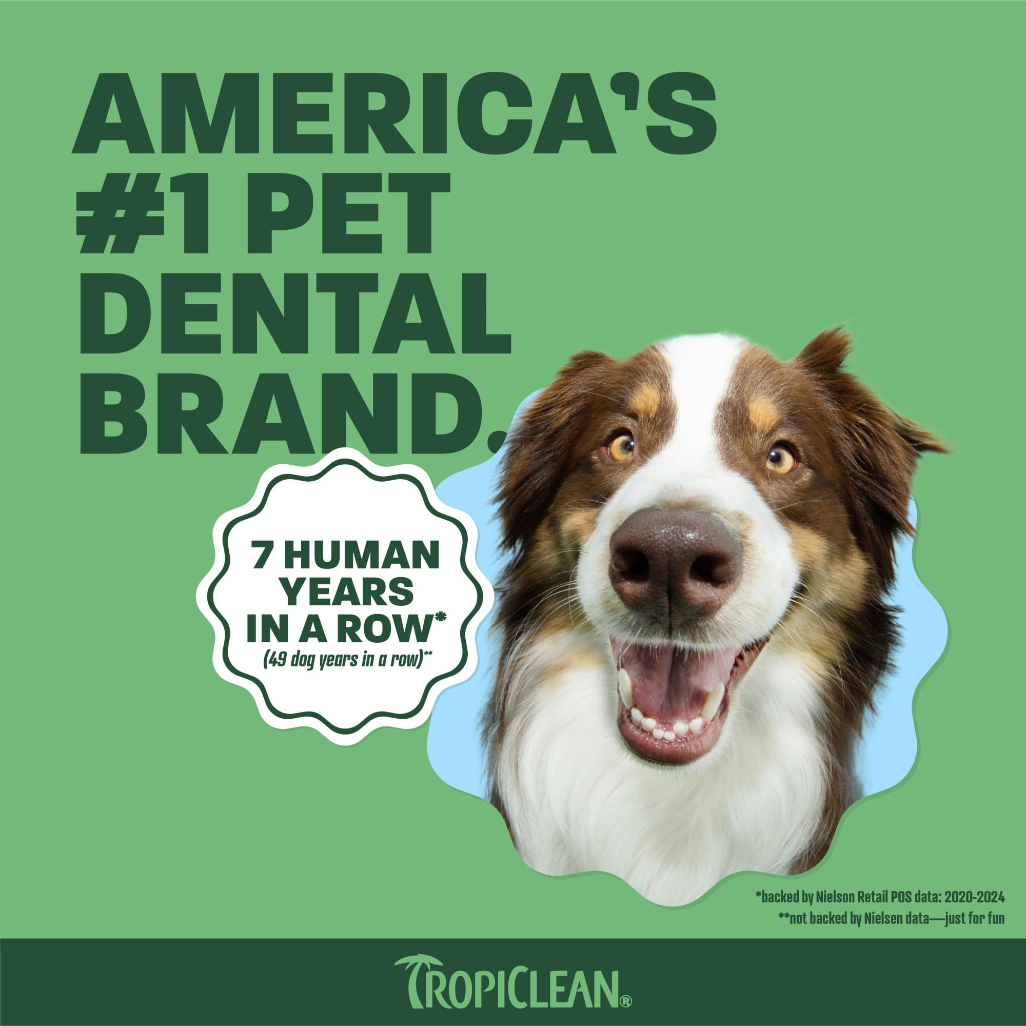 tropiclean chien acceptant dentifrice bénéfice réduction odour