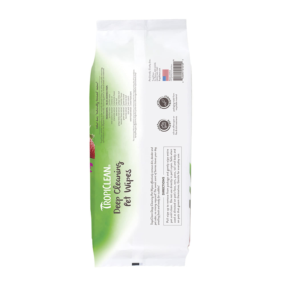 TropiClean combinaison avec spray et mousse pour routine d'entretien