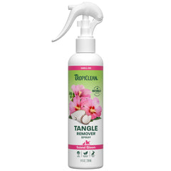TropiClean flacon devant montrant étiquette claire pour un usage facile