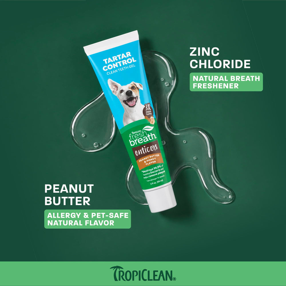tropiclean gros plan ingrédients beurre de cacahuète miel bénéfice appétence