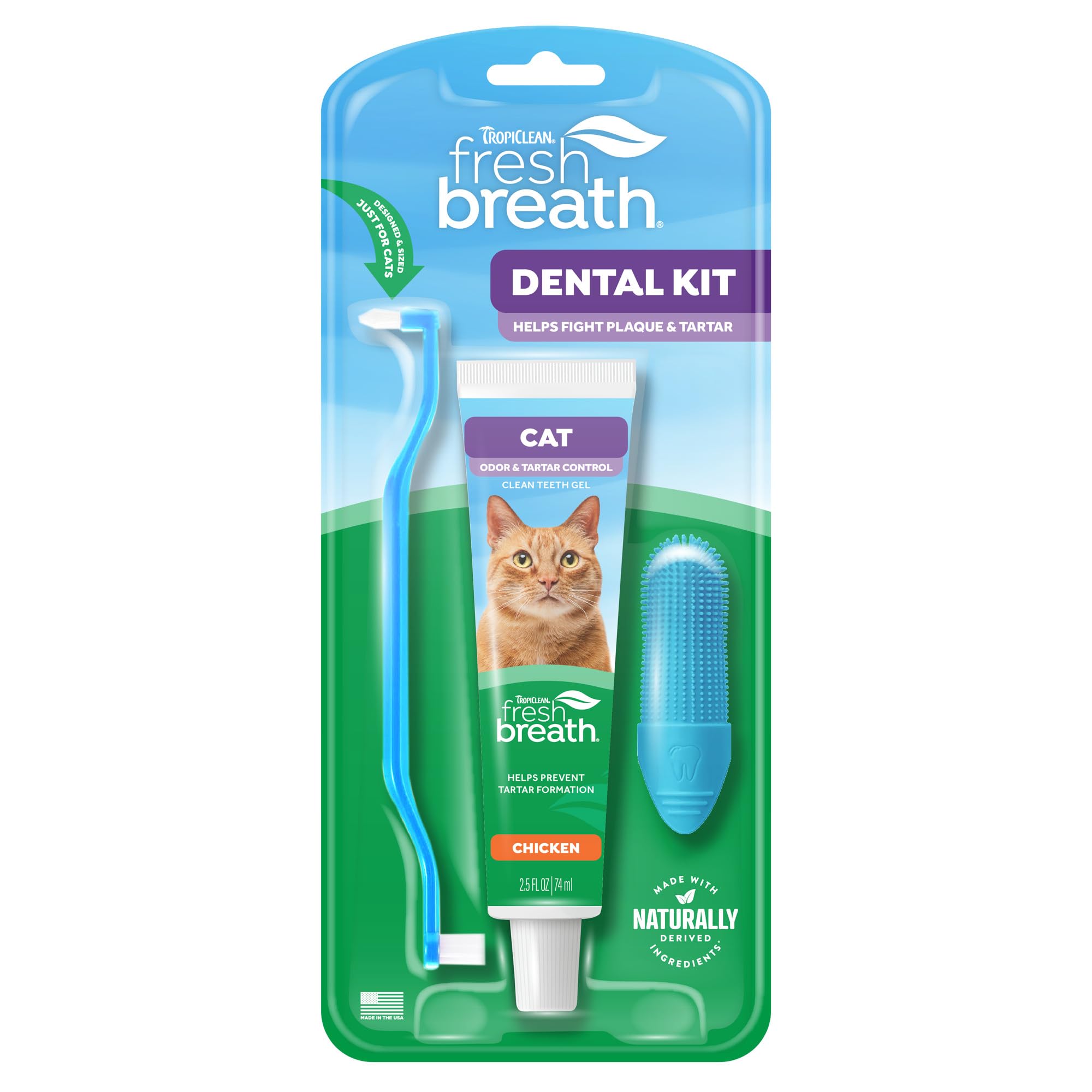 TropiClean kit face emballage montrant contenu et avantage praticité