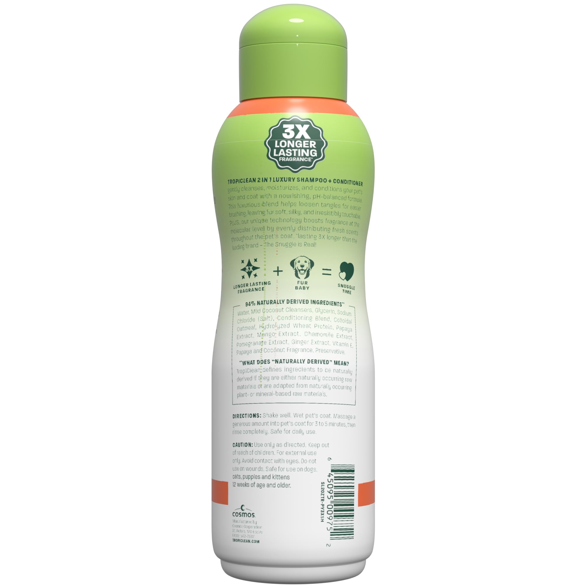 TropiClean présentoir en rayon exhibant le produit et sa formule populaire