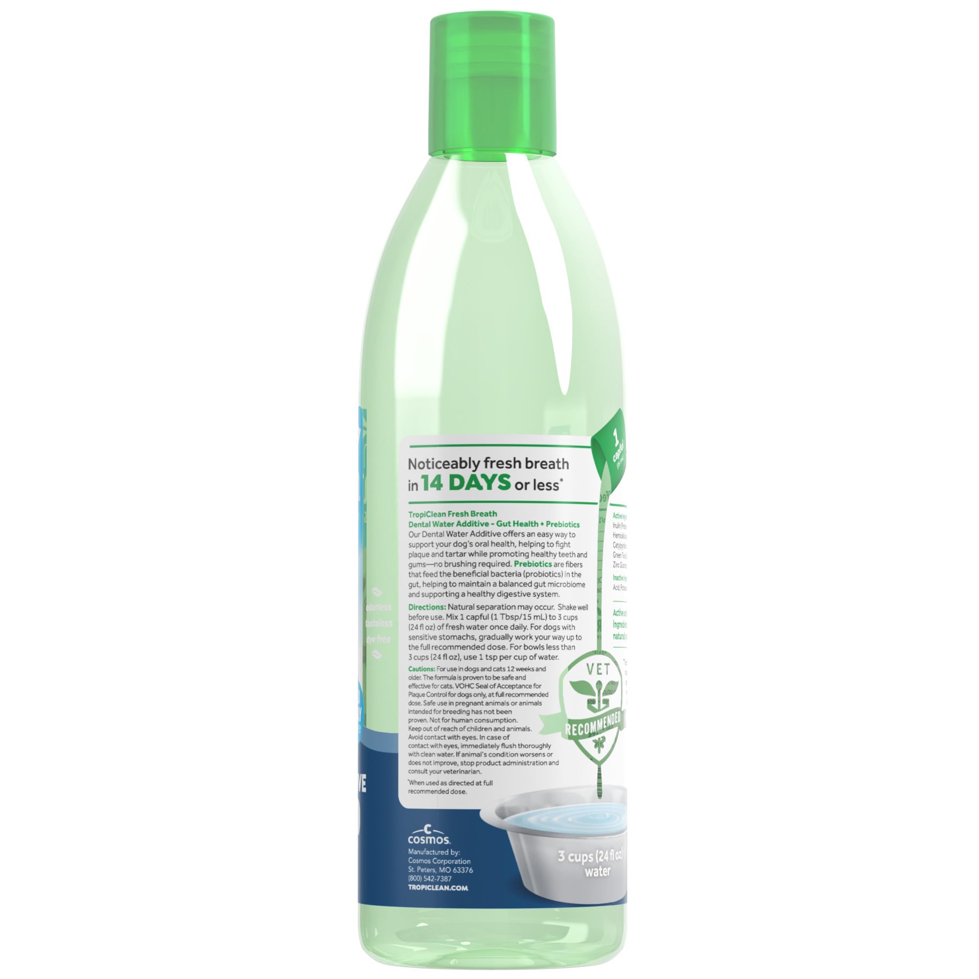 TropiClean scène de vie chien et propriétaire montrant un usage quotidien facile