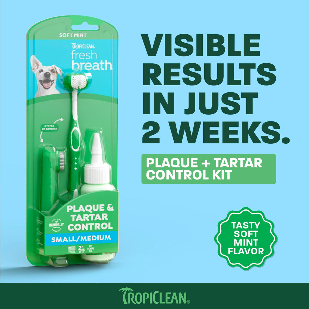TropiClean tube dentifrice gros plan montrant texture et parfum