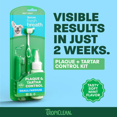 TropiClean tube dentifrice gros plan montrant texture et parfum