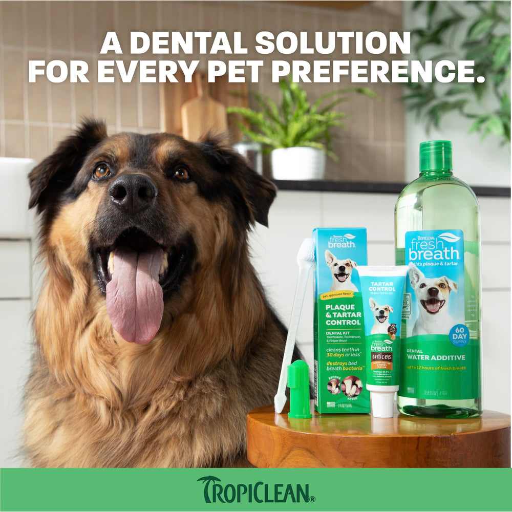 TropiClean démonstration d’utilisation sur chien small pour routine facile