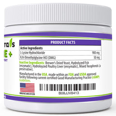 Pet Health Pharma trulysine plus gros plan granules montrant texture appétente