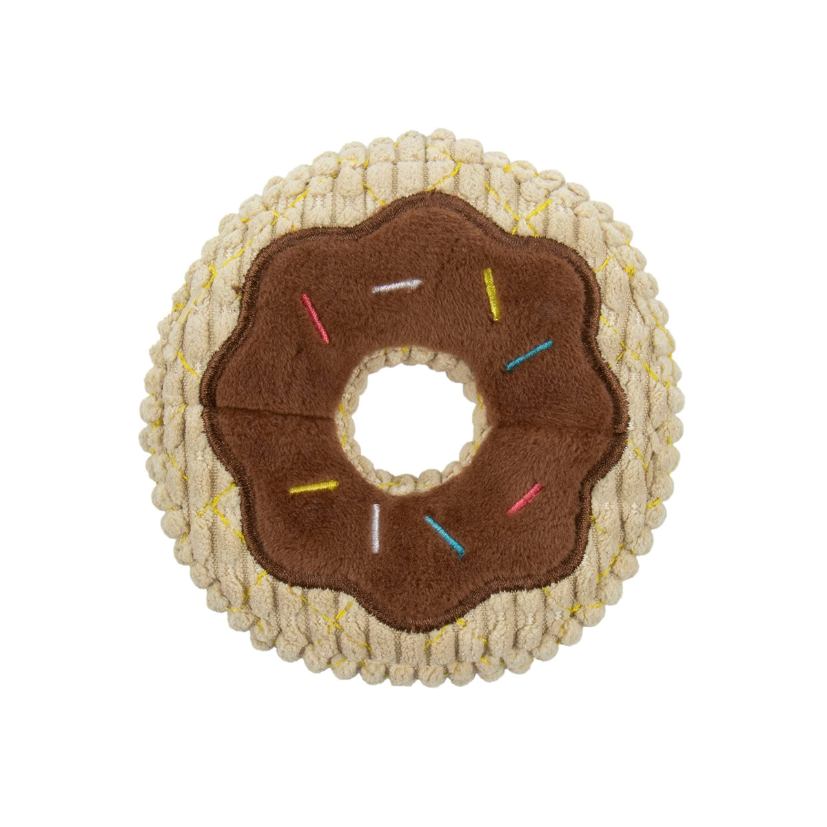 TrustyPup donut face avant tan montrant forme et couleur pour jeux rapides