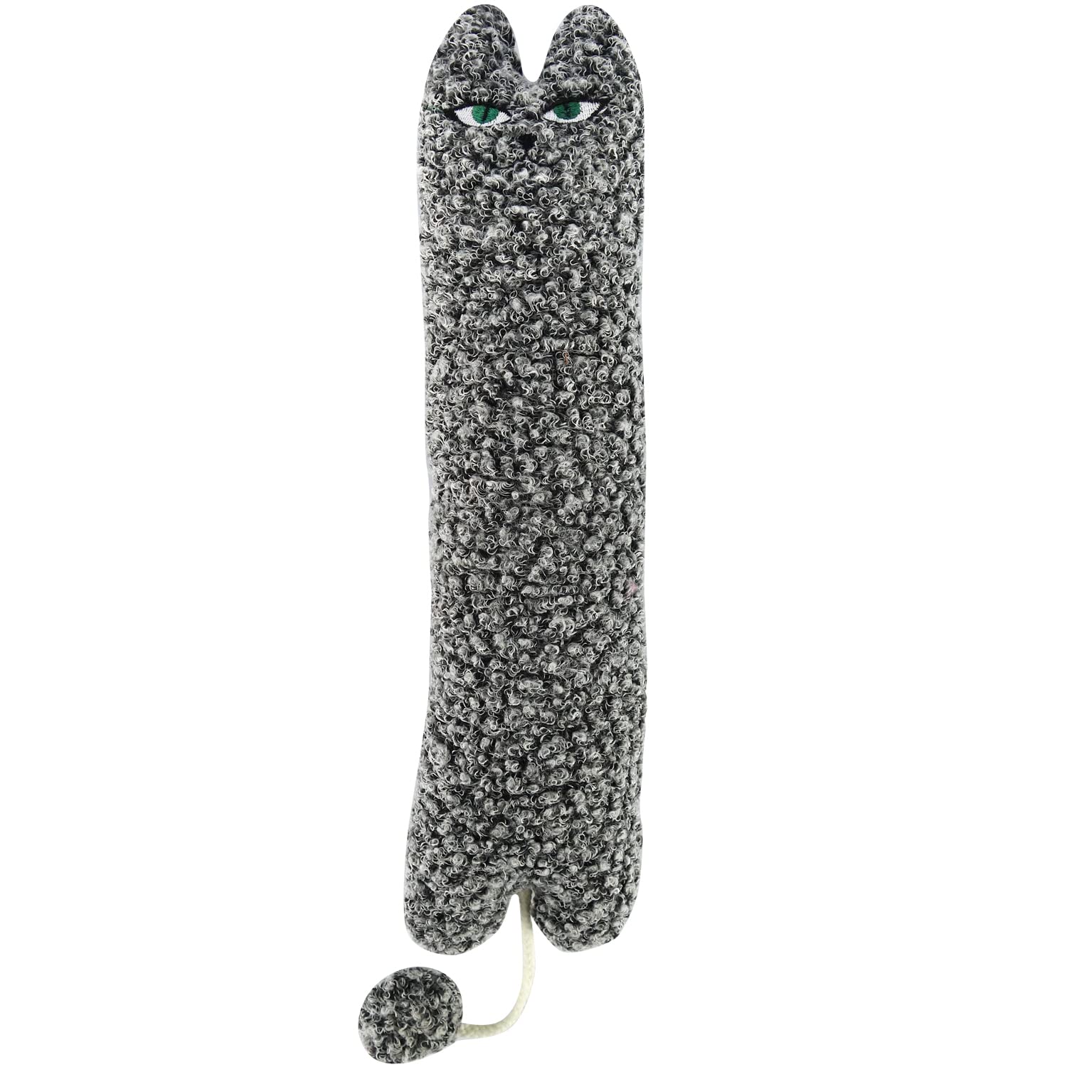 TTcat coussin devant montrant yeux brodés et silhouette attirante