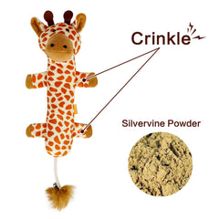TTcat girafe queue corde avec grelot stimulant pour jouer
