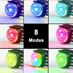 Tubasion lampe fixée au collier en promenade pour sécurité nocturne