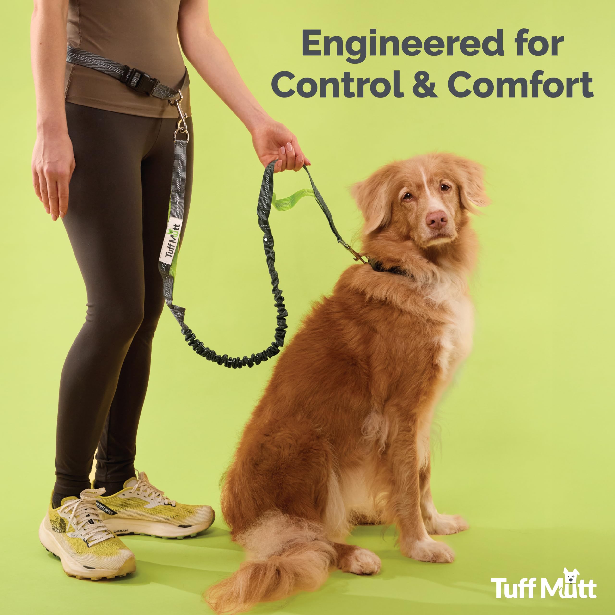 Tuff Mutt comparaison échelle avec chien moyen pour indiquer la compatibilité
