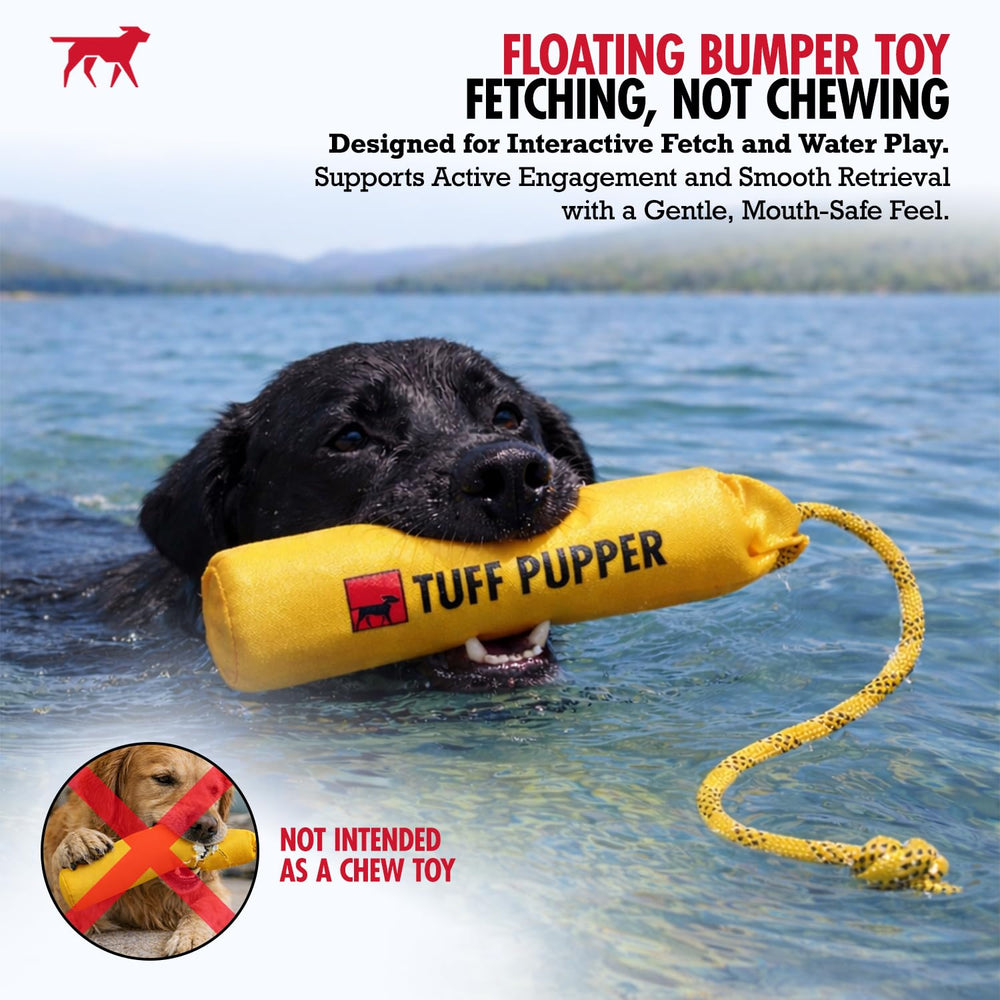Tuff Pupper bumper flottant sur l'eau pour récupérer facilement