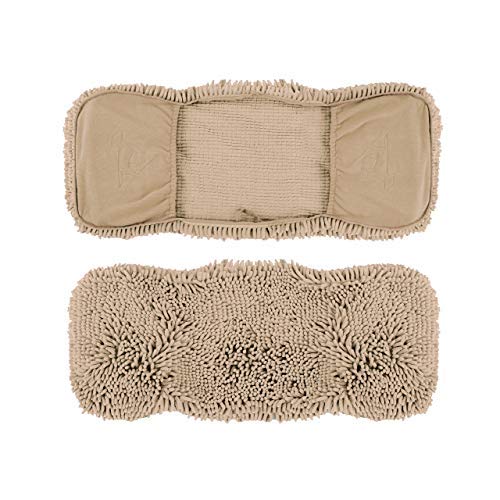 Tuff Pupper gros plan chenille microfibre montrant absorption supérieure