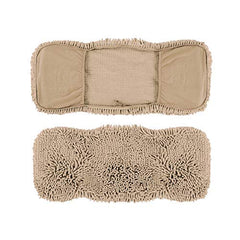 Tuff Pupper gros plan chenille microfibre montrant absorption supérieure