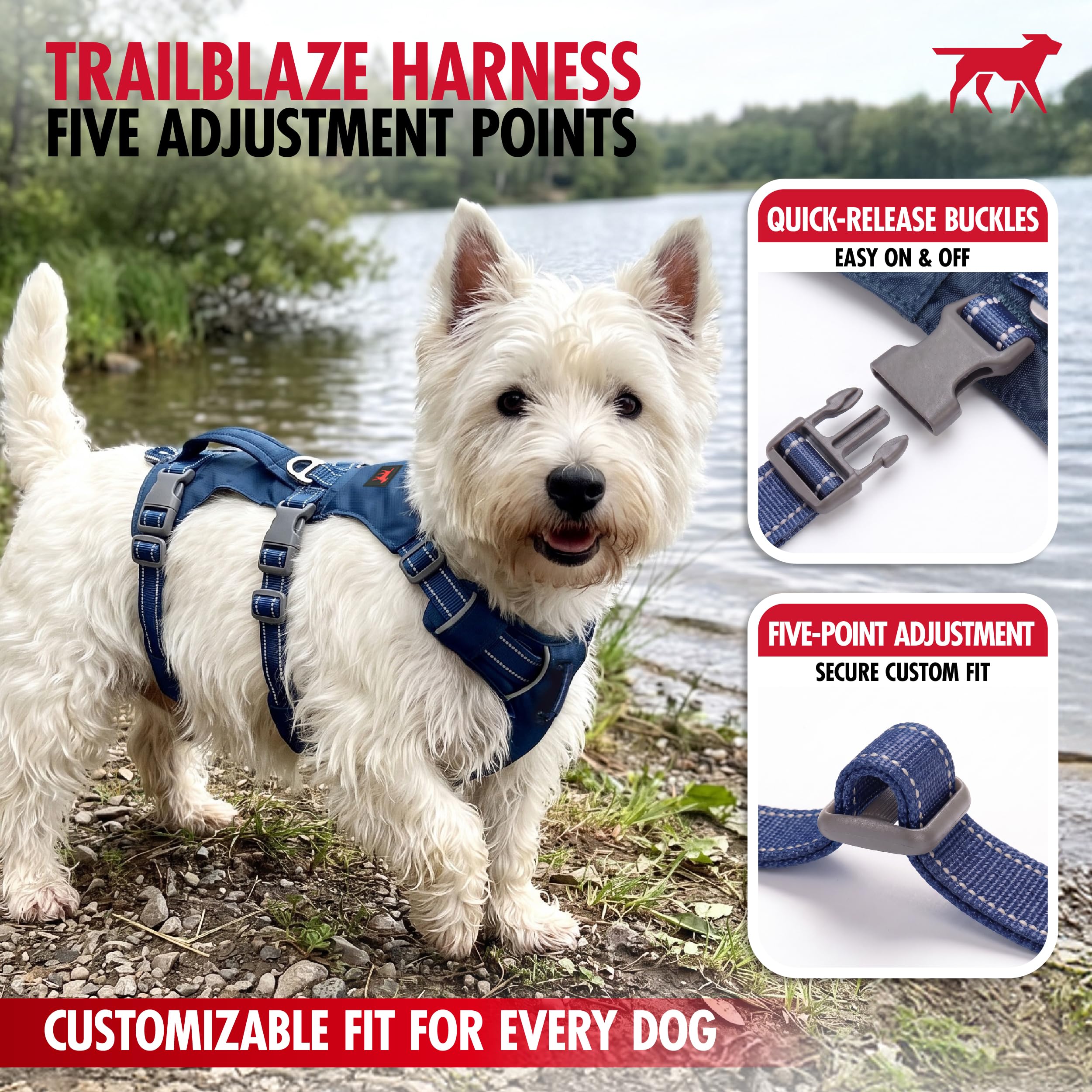 Tuff Pupper comparaison taille montrant ajustement selon tour de poitrine
