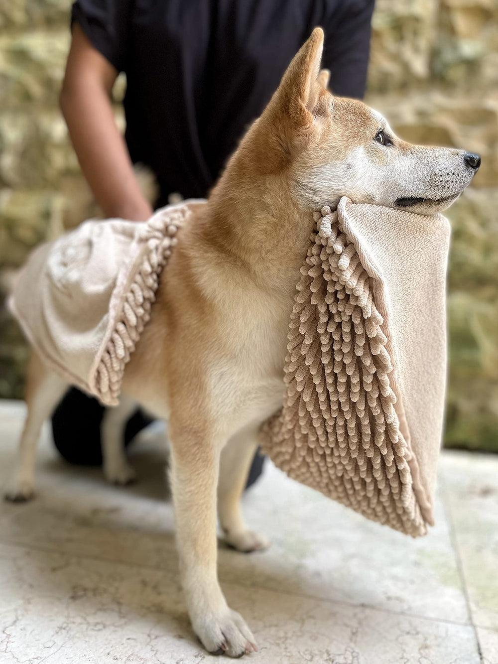 Tuff Pupper serviette dans machine à laver cycle délicat pour entretien facile