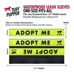 Tuff Pupper gros plan sur le texte contrasté, visibilité améliorée