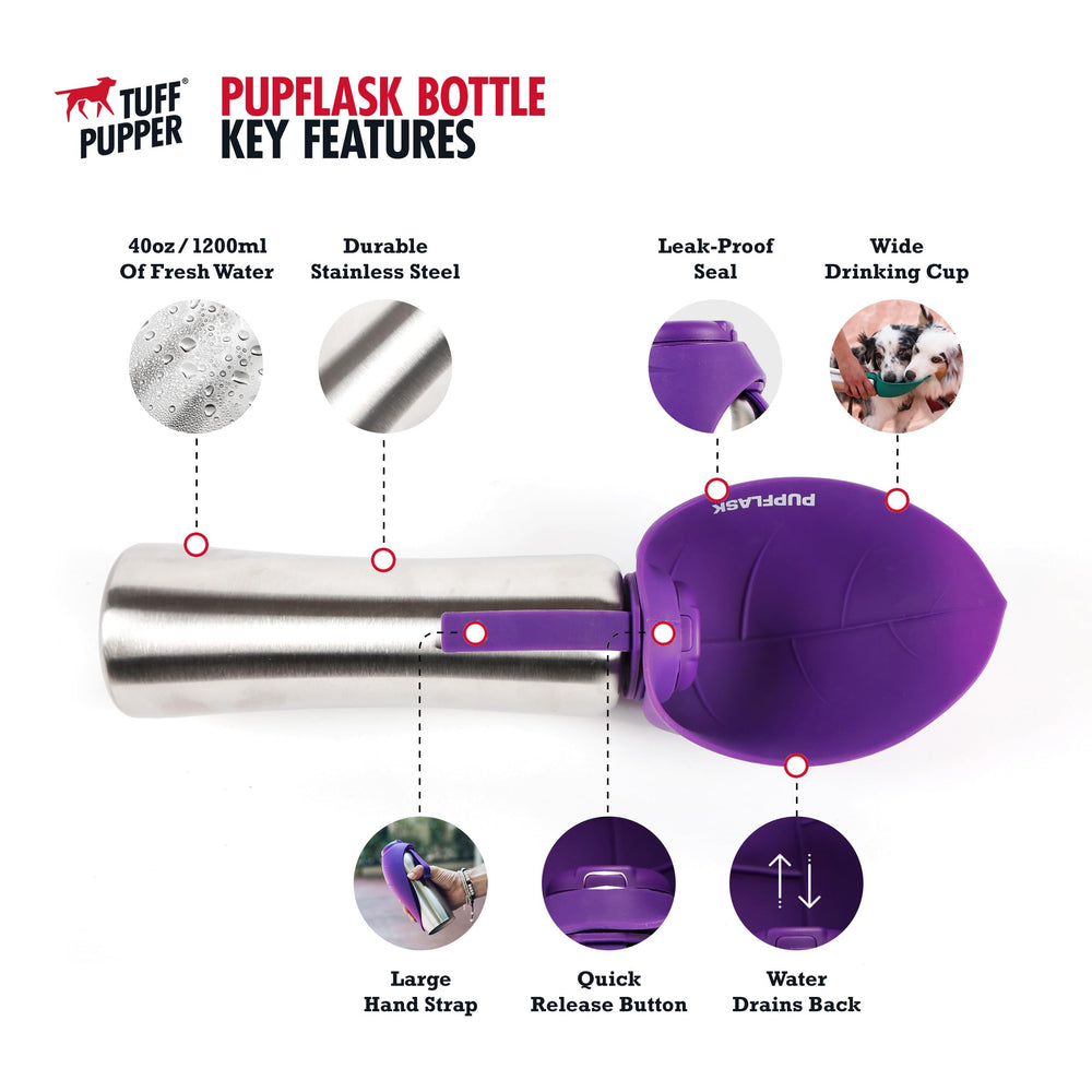 Tuff Pupper gros plan silicone alimentaire montrant texture et sécurité
