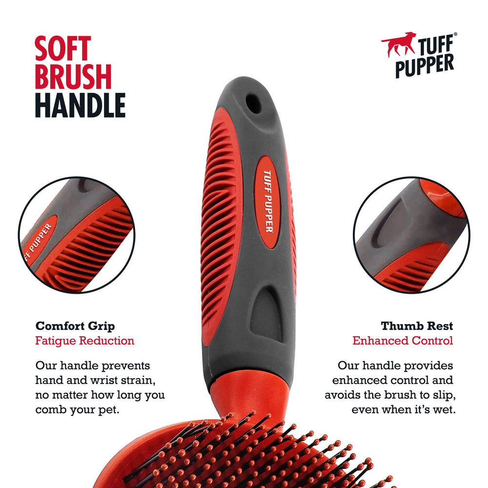 Tuff Pupper brosse retirant poils d’un chat, réduit les mues